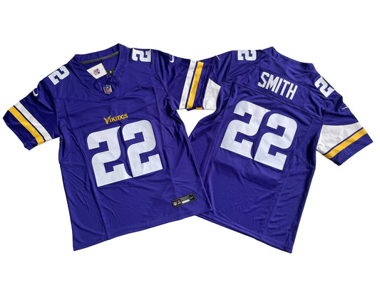 MINNESOTA VIKINGS HARRISON SMITH PURPLE JERSEY