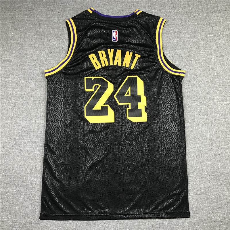 LOS ANGELES LAKERS KOBE BRYANT BLACK JERSEY