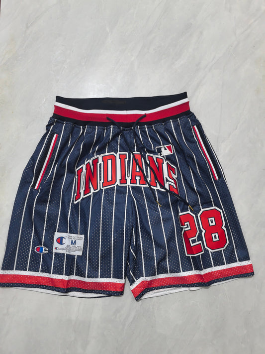 CLEVELAND INDIANS BLUE SHORTS