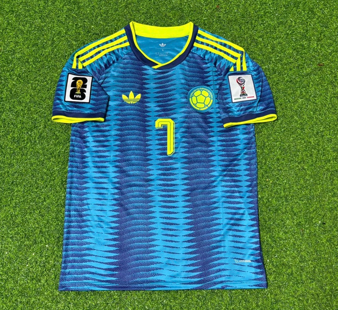 2026 World Cup Luis Diaz Team Colombia Blue Jersey