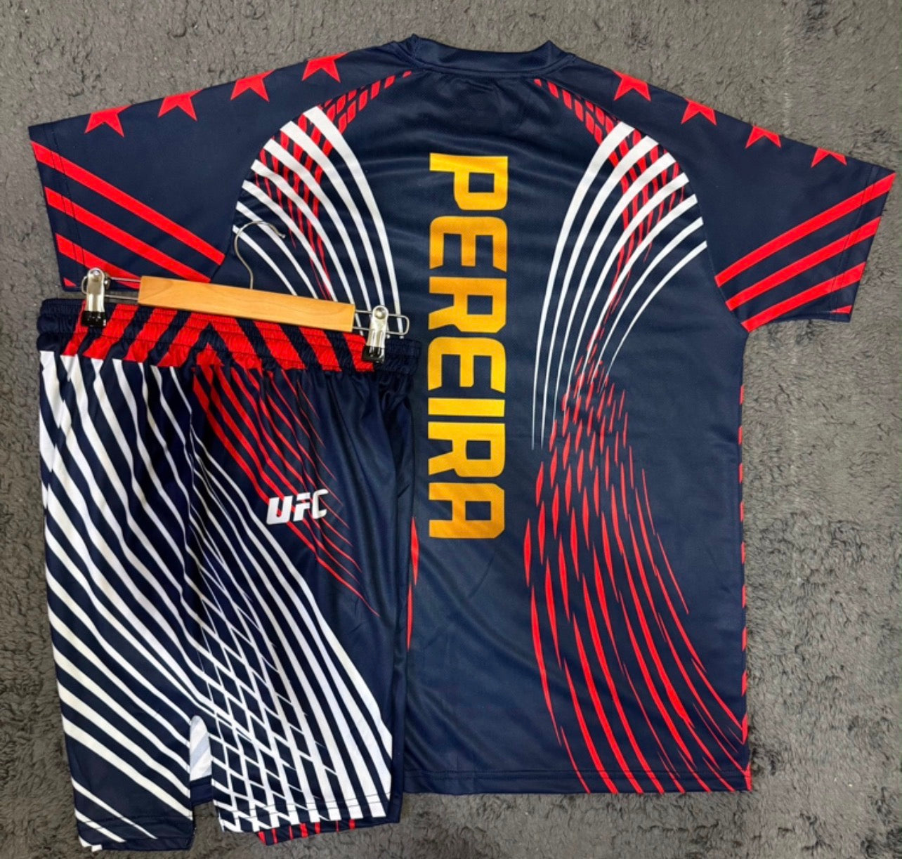 ALEX PEREIRA RED AND BLUE  COMBO