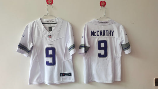 MINNESOTA VIKINGS JJ MCCARTHY SNOW JERSEY