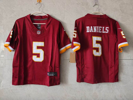 WASHINGTON COMMANDERS JAYDEN DANIELS BURGANDY JERSEY