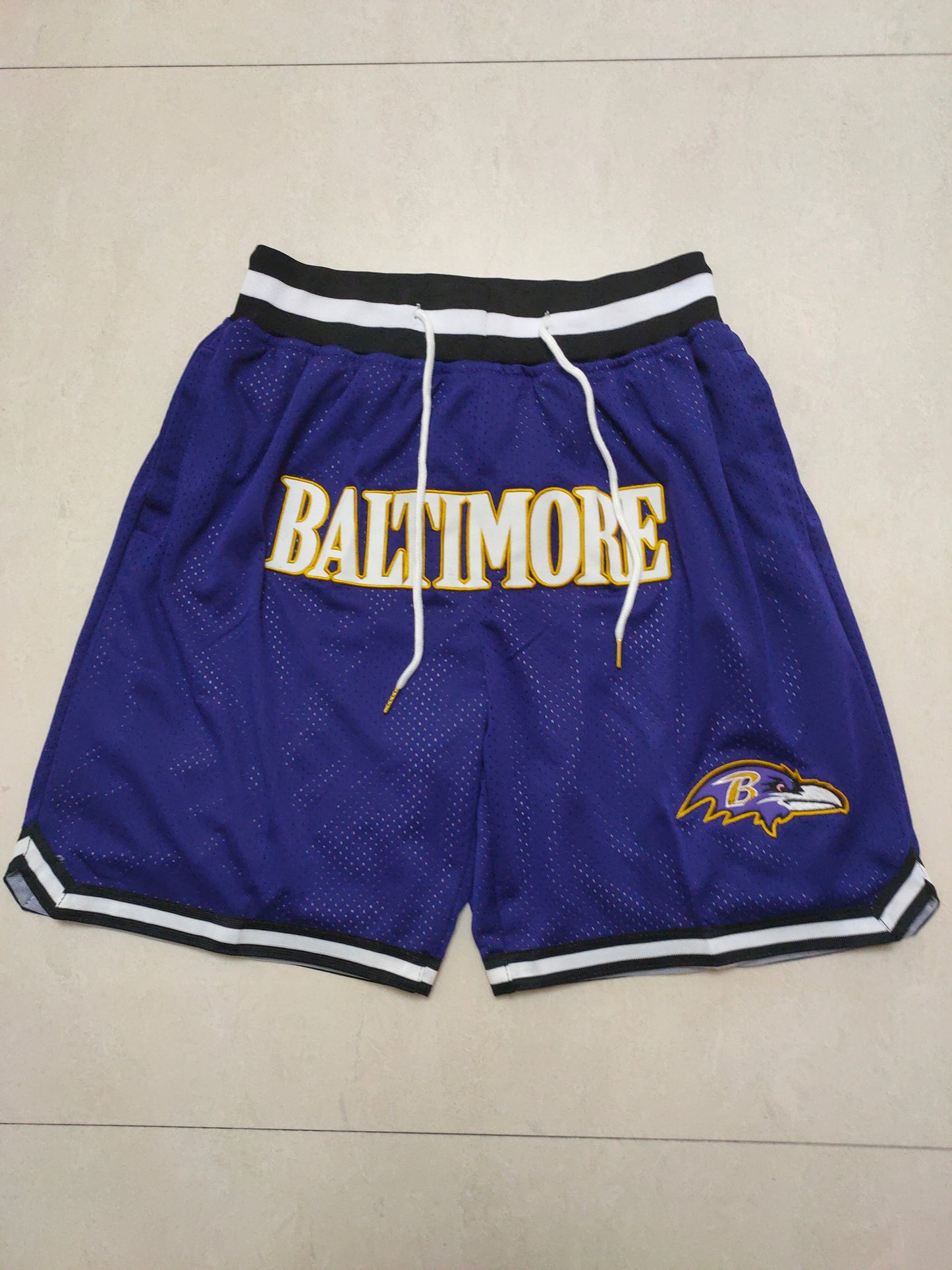 BALTIMORE RAVENS PURPLE SHORTS