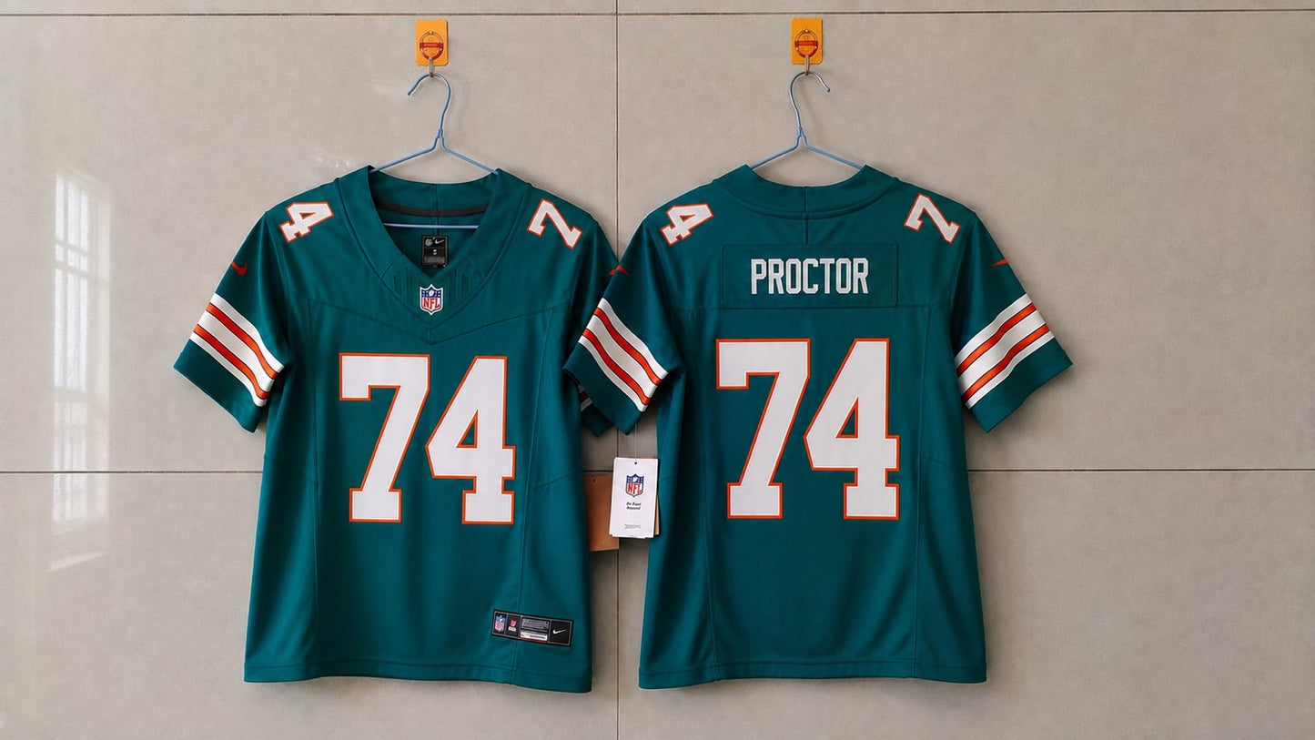 MIAMI DOLPHINS KADYN PROCTOR BLUE JERSEY
