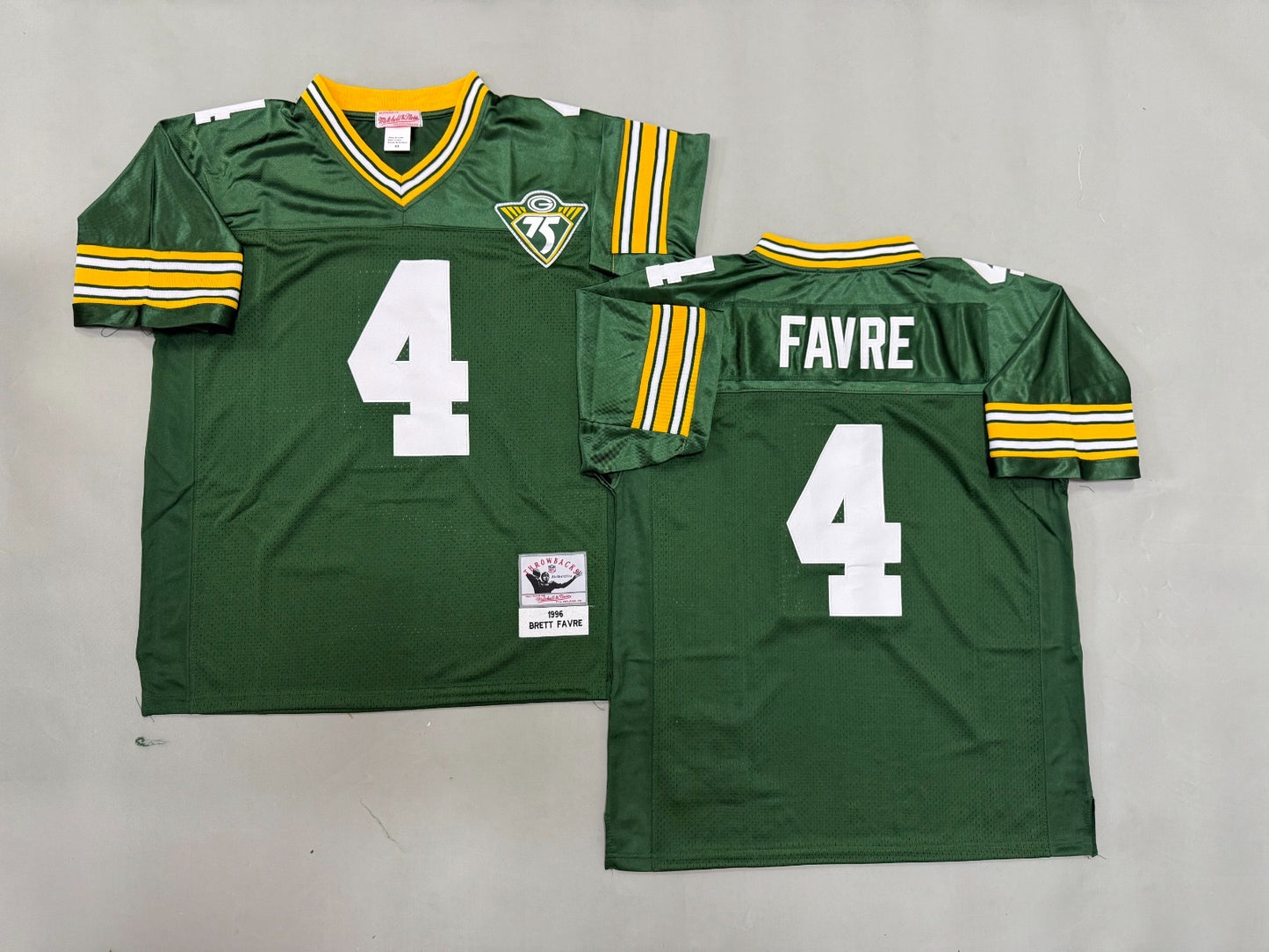 GREEN BAY PACKERS BRETT FAVRE GREEN VINTAGE JERSEY