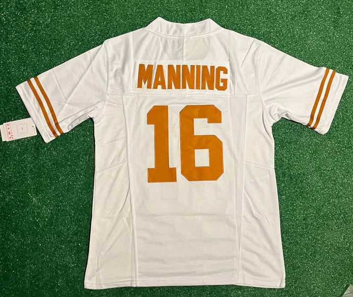 Texas Longhorns Arch Manning white jersey ￼
