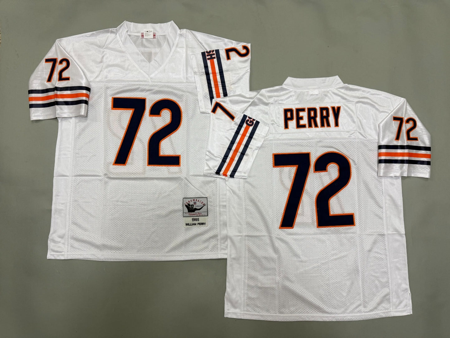 CHICAGO BEARS WILLIAM PERRY WHITE VINTAGE JERSEY