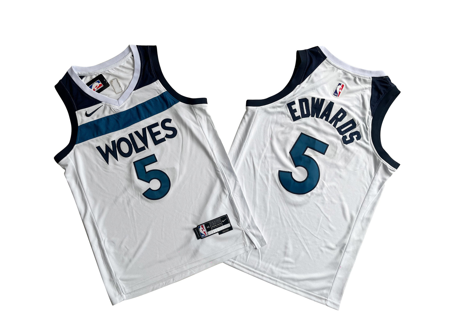 Minnesota Timberwolves Anthony Edwards White Jersey