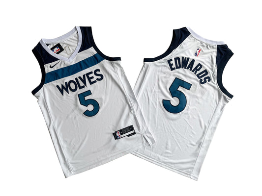 Minnesota Timberwolves Anthony Edwards White Jersey