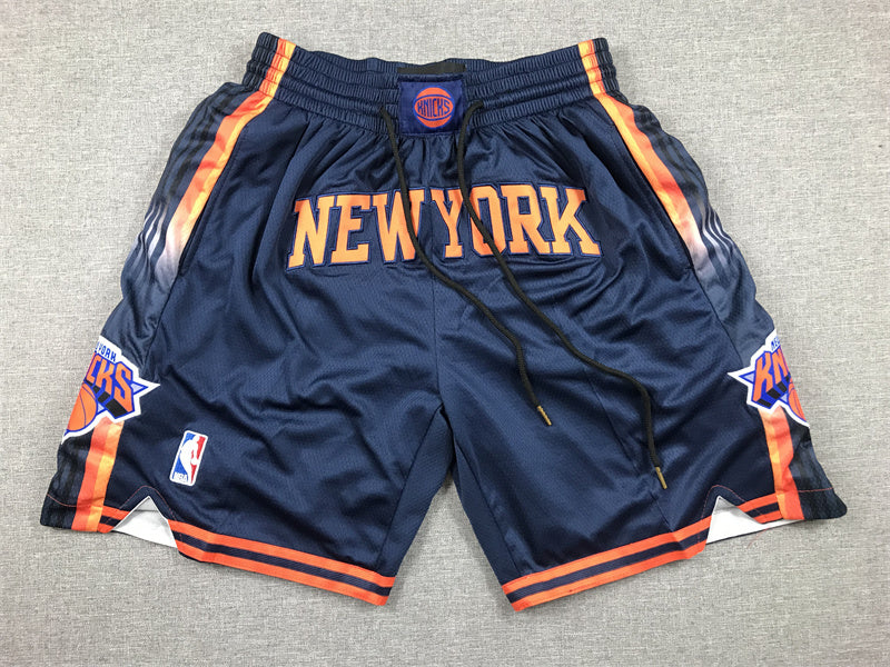 NEW YORK KNICKS BLUE SHORTS
