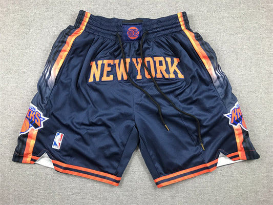 NEW YORK KNICKS BLUE SHORTS