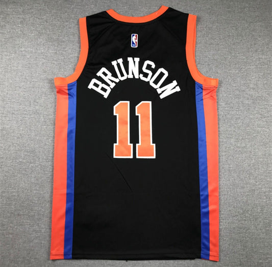 Jalen Brunson Black New York Knicks Jersey