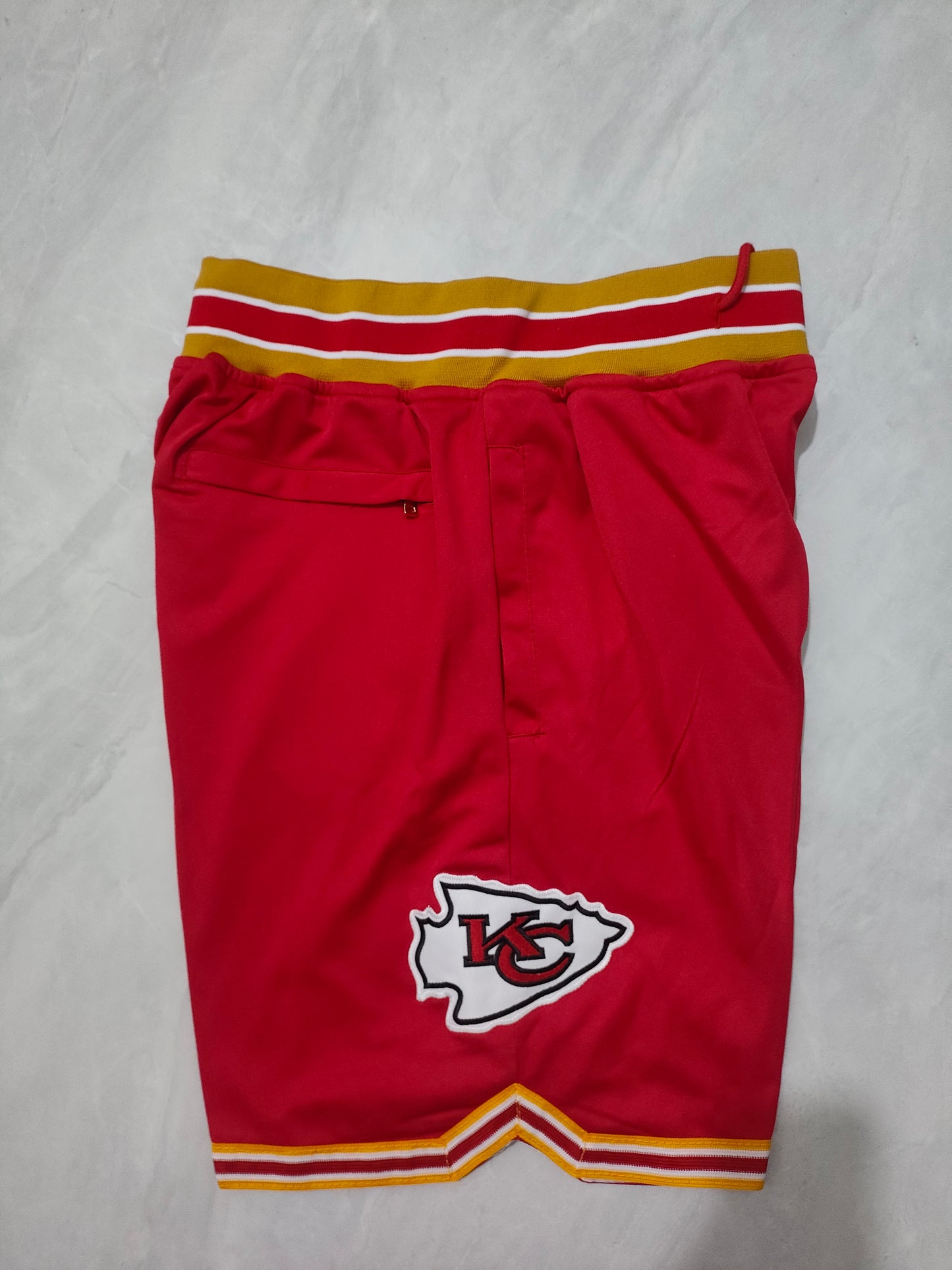 KANSAS CITY CHIEFS RED SHORTS
