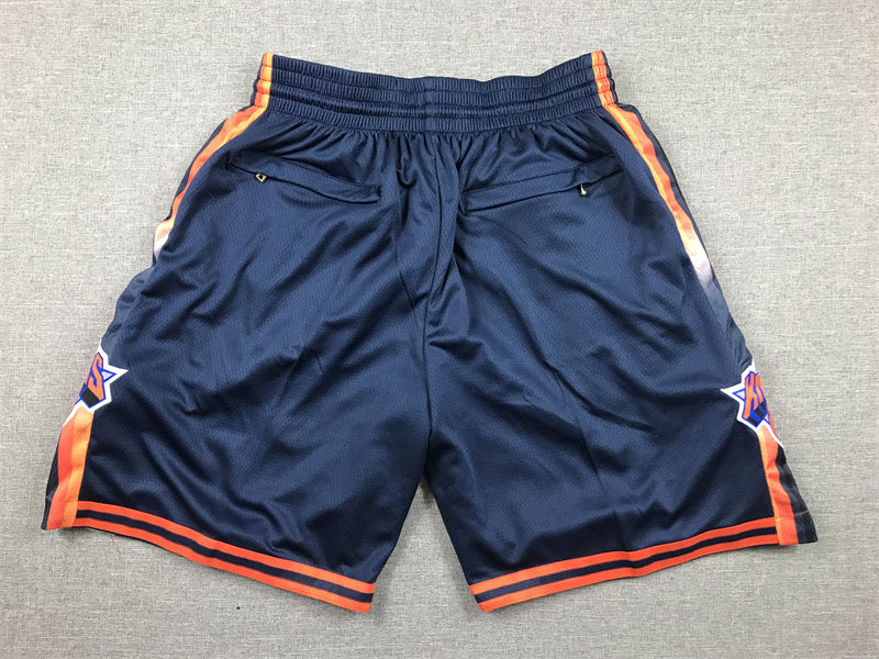 NEW YORK KNICKS BLUE SHORTS