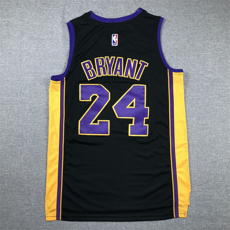 LOS ANGELES LAKERS KOBE BRYANT BLACK JERSEY