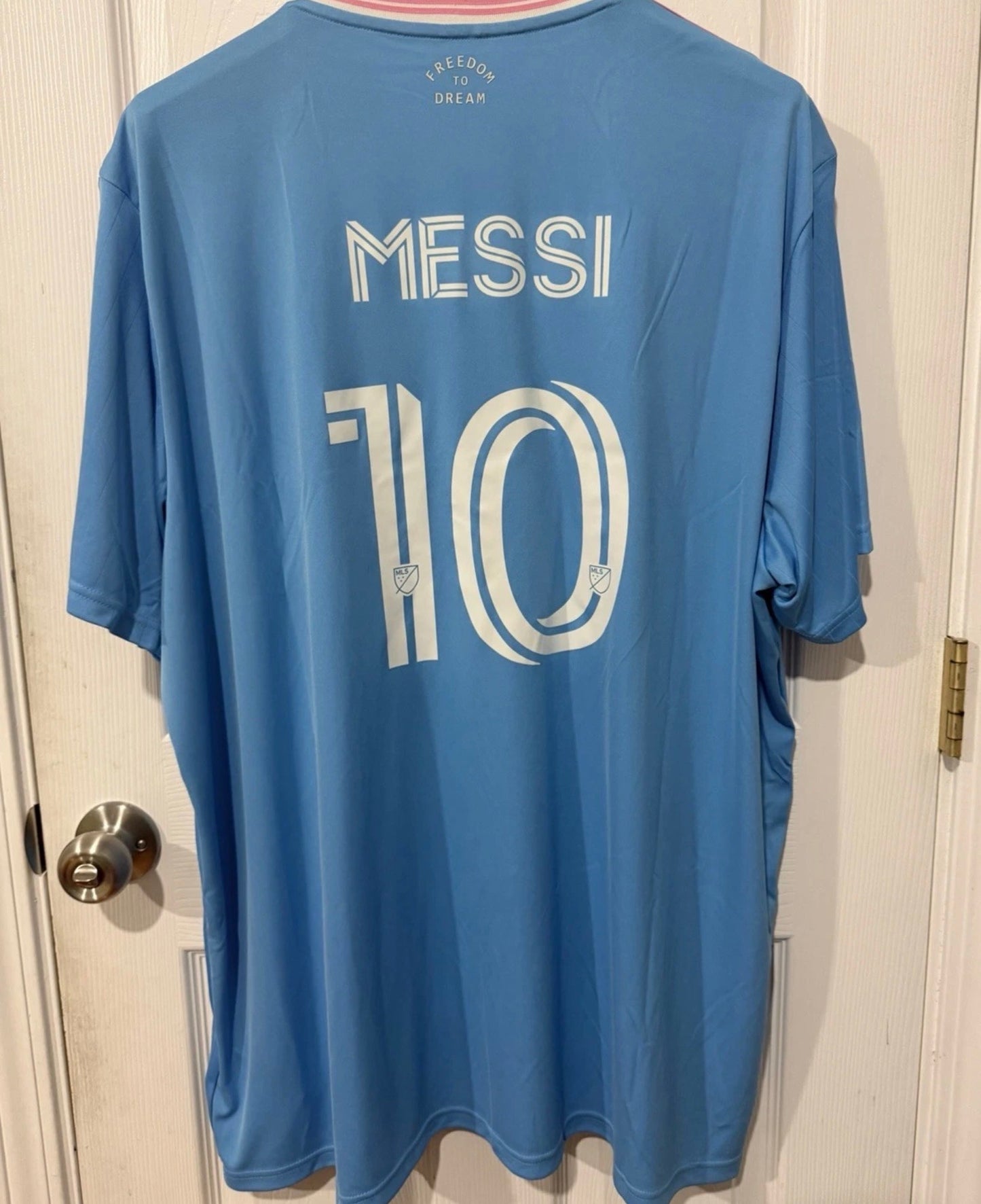 Inter Miami Lionel Messi  blue jersey ￼