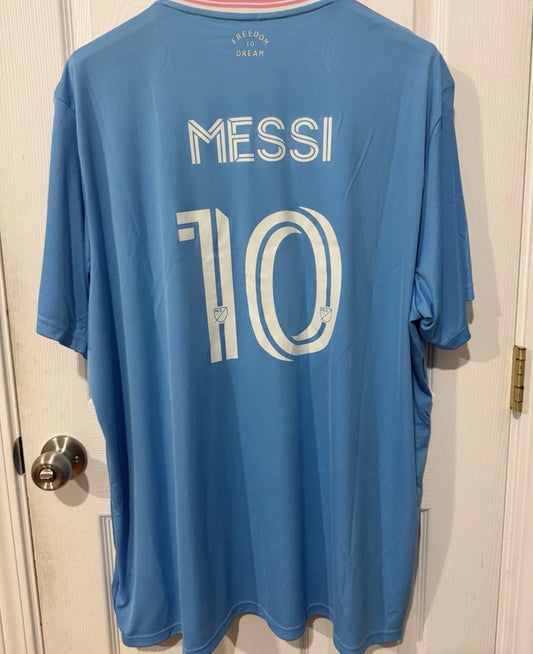 Inter Miami Lionel Messi  blue jersey ￼