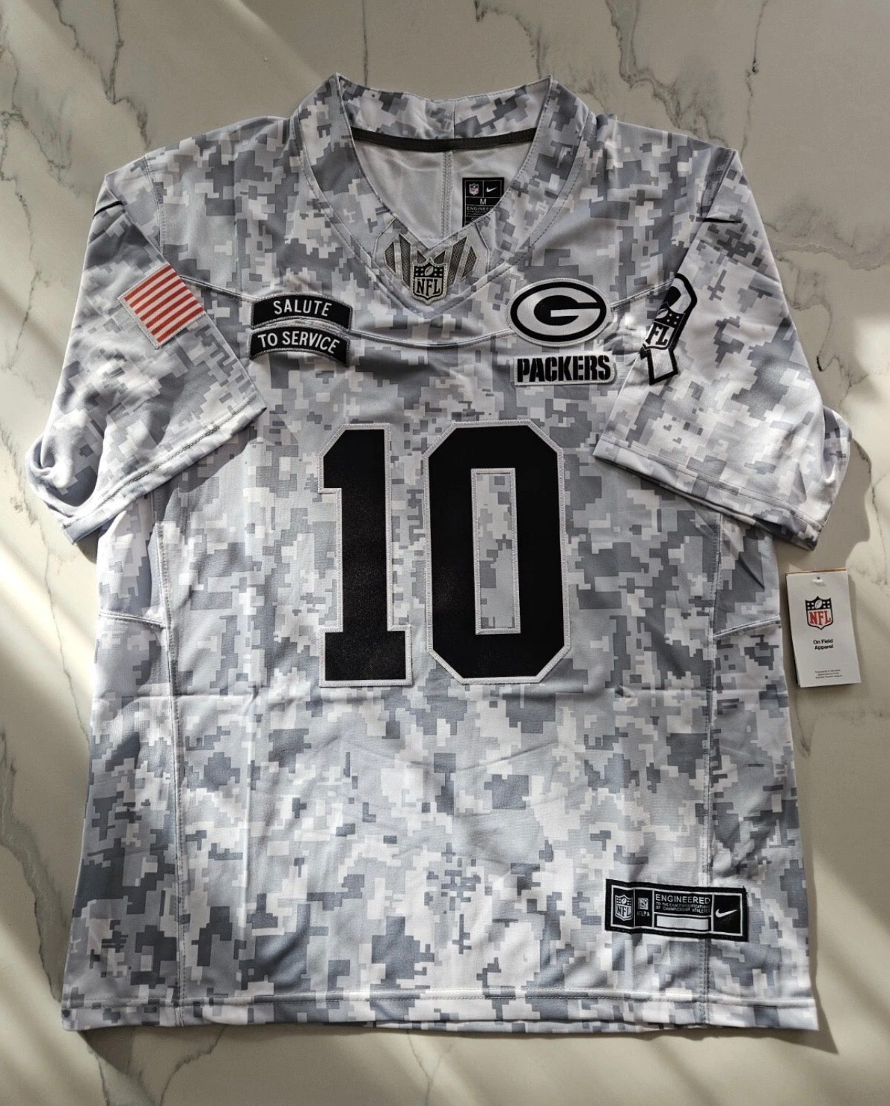 GreenBay Packers Jordan Love Grey Jersey