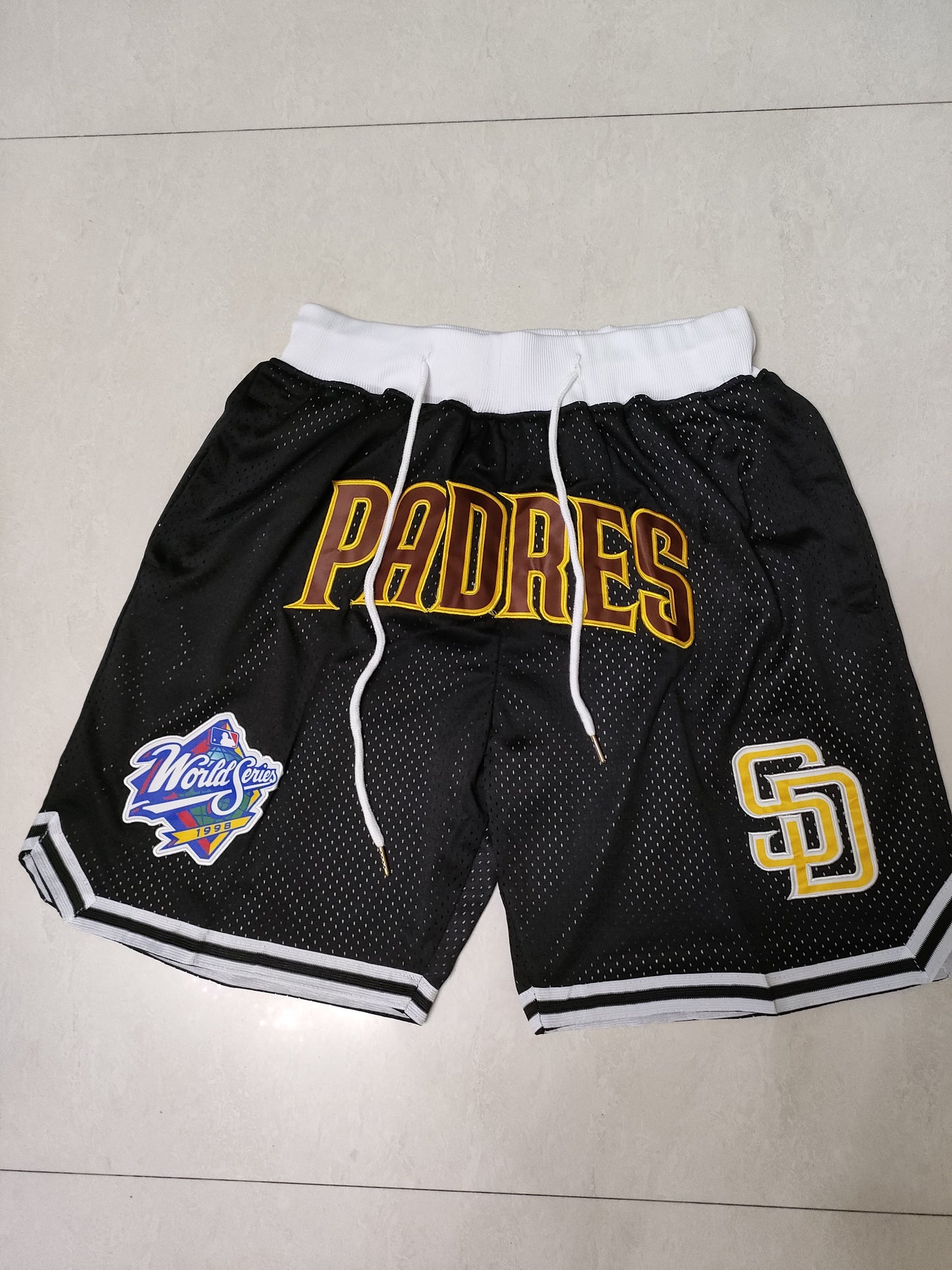SAN DIEGO PADRES BLACK SHORTS