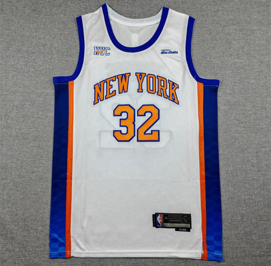 Karl-Anthony Towns White New York Knicks Jersey