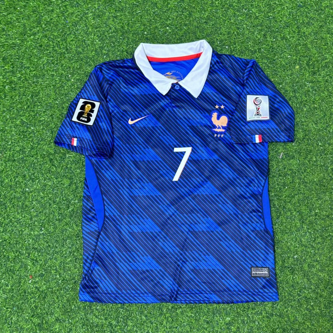 2026 WORLD CUP OUSMANE DEMBELE TEAM FRANCE BLUE JERSEY