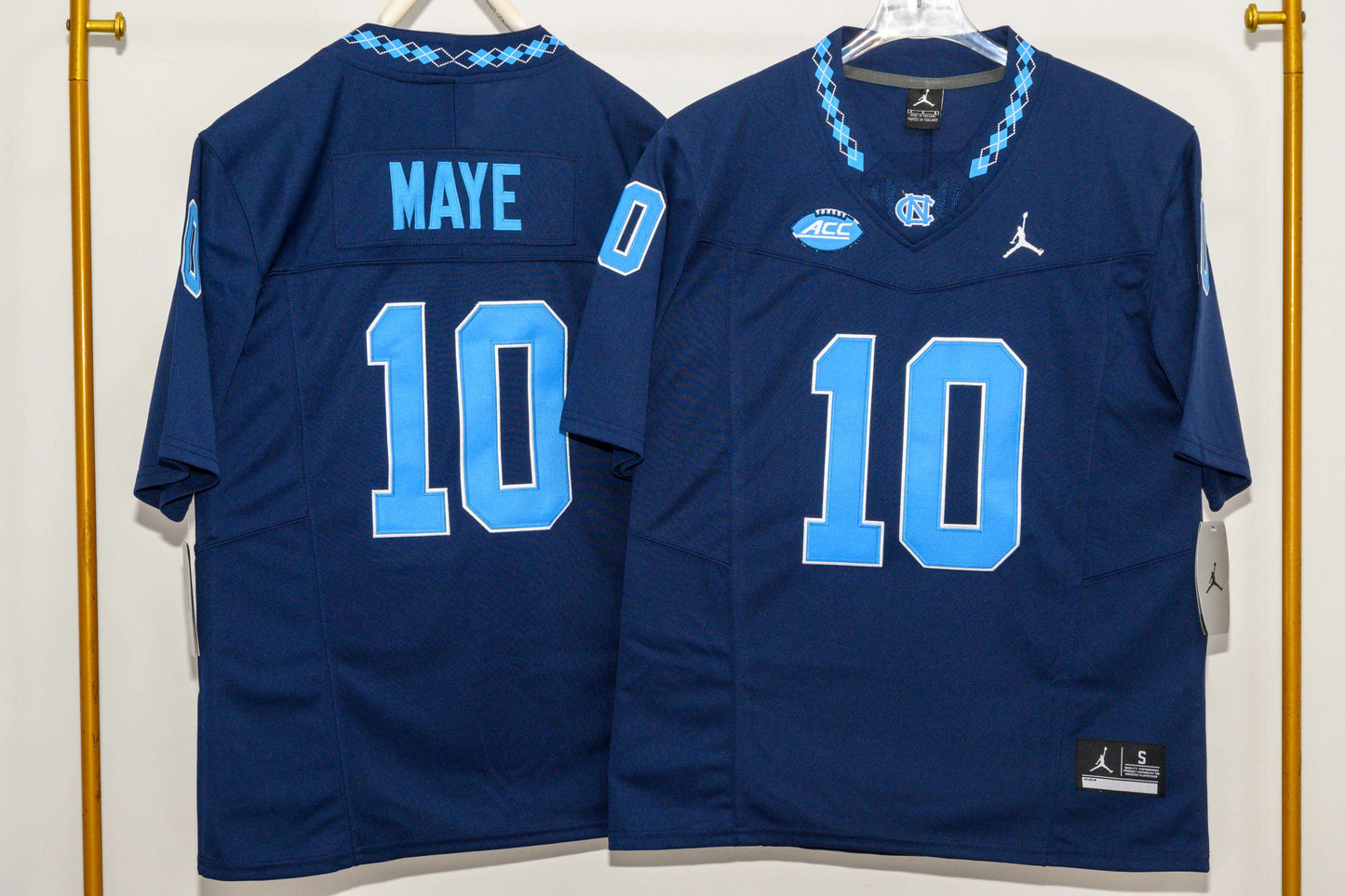 NORTH CAROLINA TAR HEELS DRAKE MAYE BLUE JERSEY