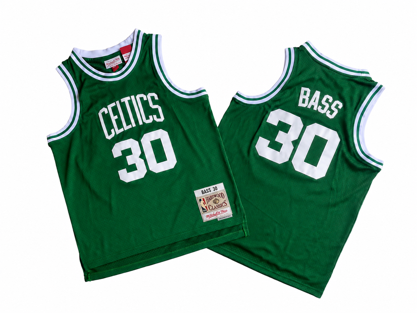 BOSTON CELTICS BRANDON BASS GREEN VINTAGE JERSEY