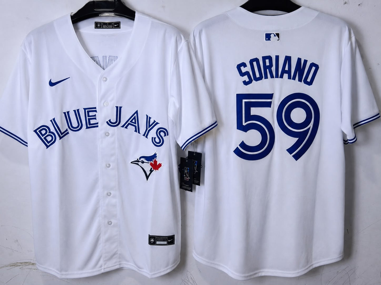 TORONTO BLUE JAYS JOSE SORIANO WHITE JERSEYS