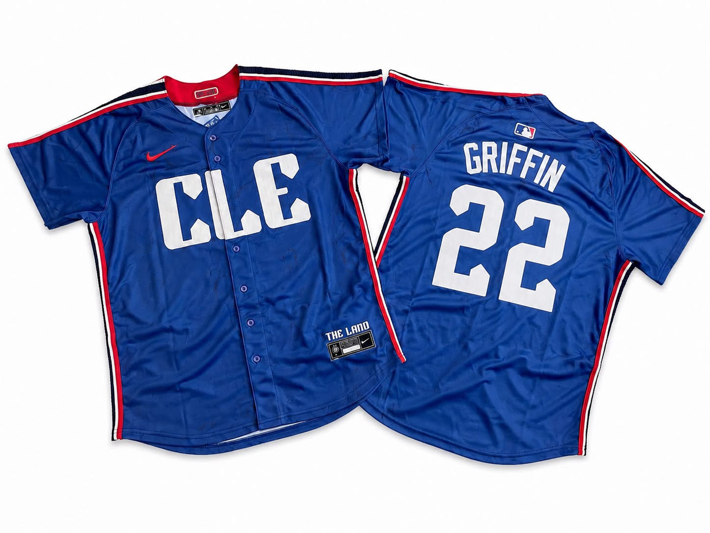 CLEVELAND GUARDIANS FOSTER GRIFFIN BLUE JERSEY