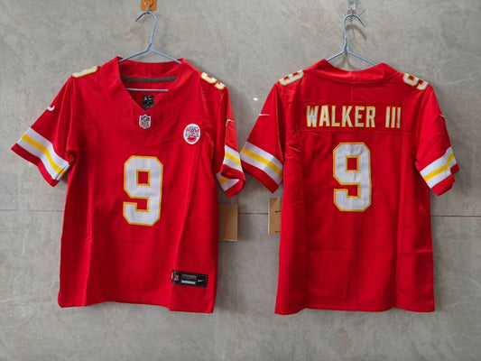 Kansas City Chiefs Kenneth Walker Jr Red Jersey ￼