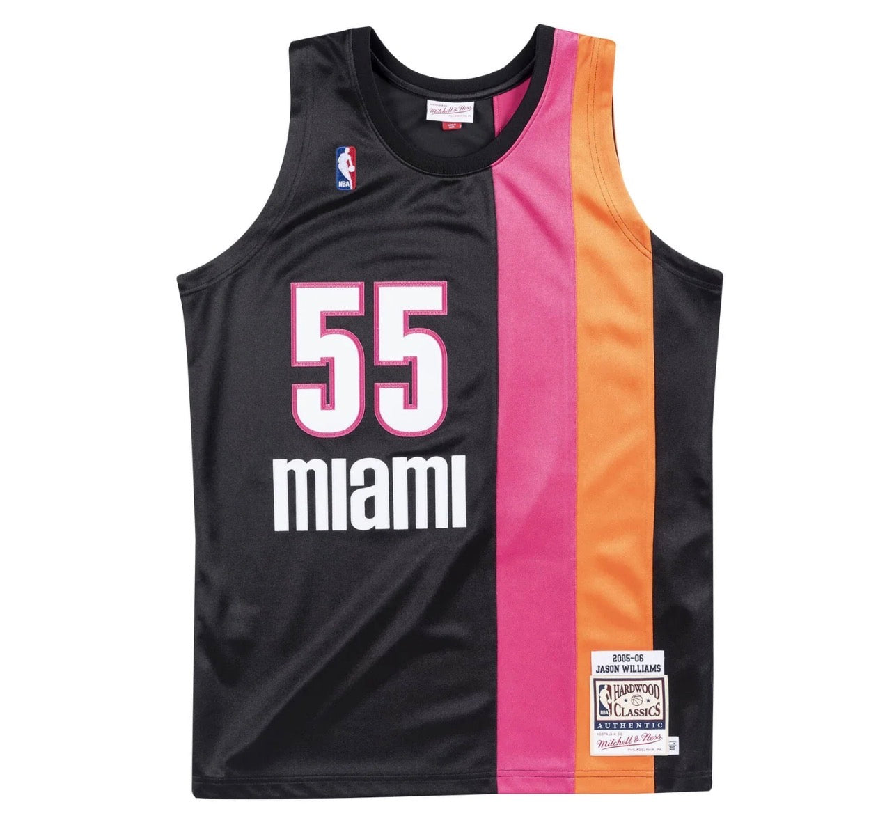 MIAMI HEAT JASON WILLIAMS BLACK VINTAGE JERSEY