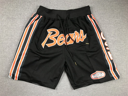CHICAGO BEARS BLACK SHORTS