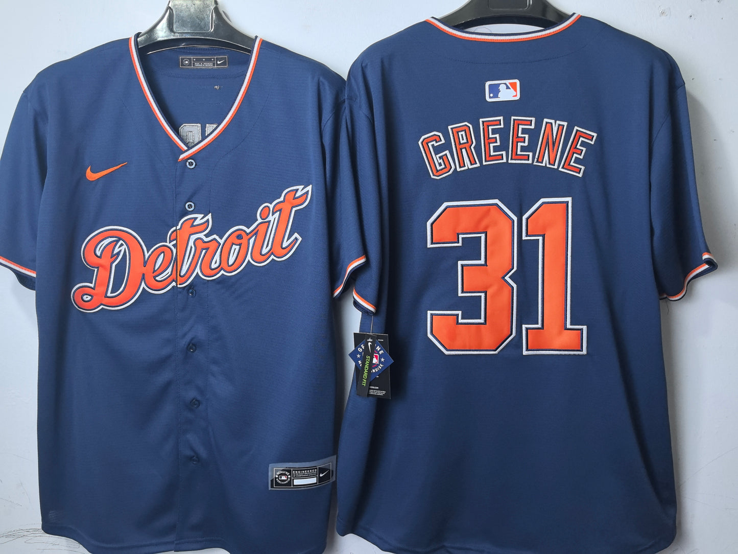 DETROIT TIGERS RILEY GREENE BLUE JERSEY