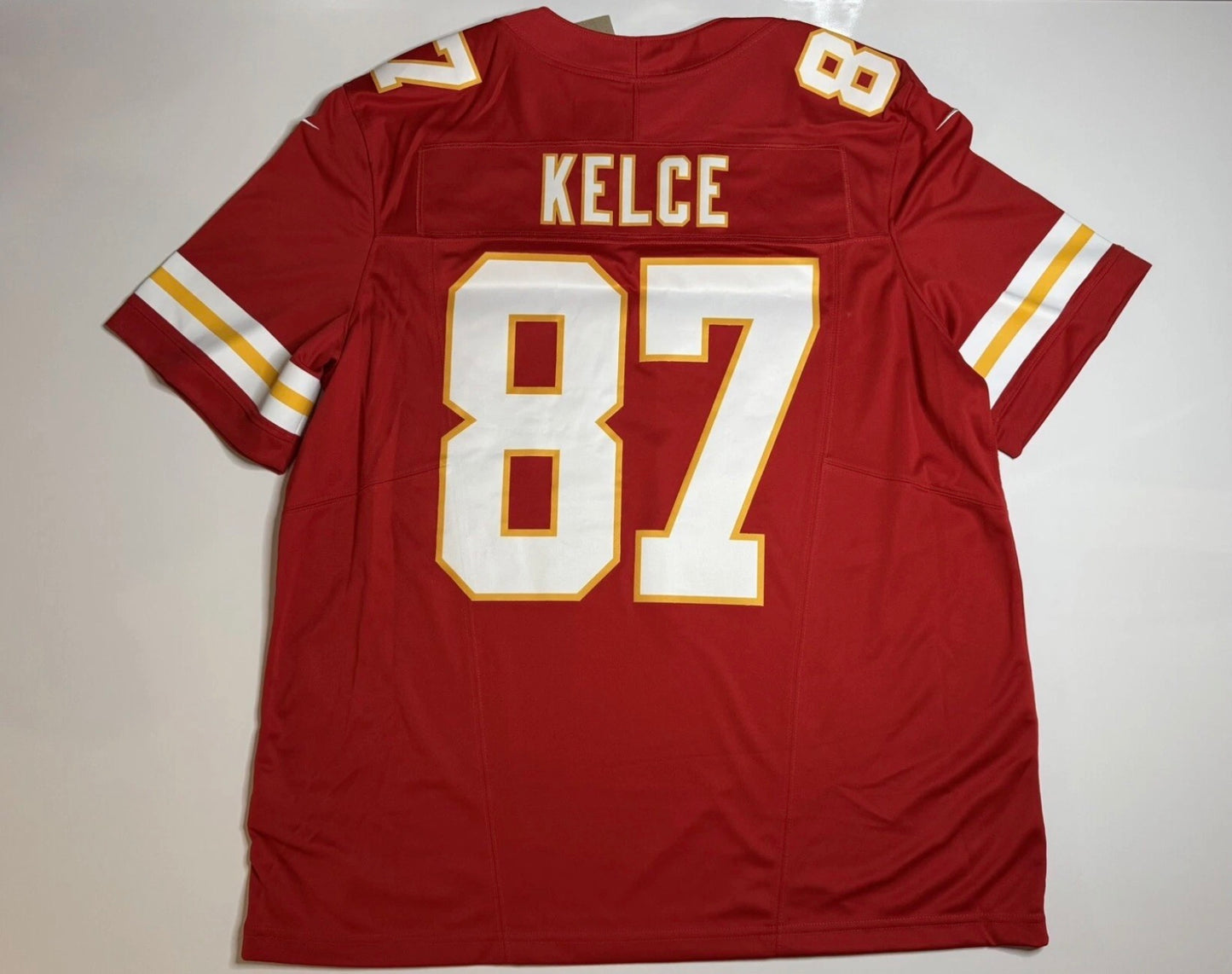 KANSAS CITY CHIEFS TRAVIS KELCE RED JERSEY