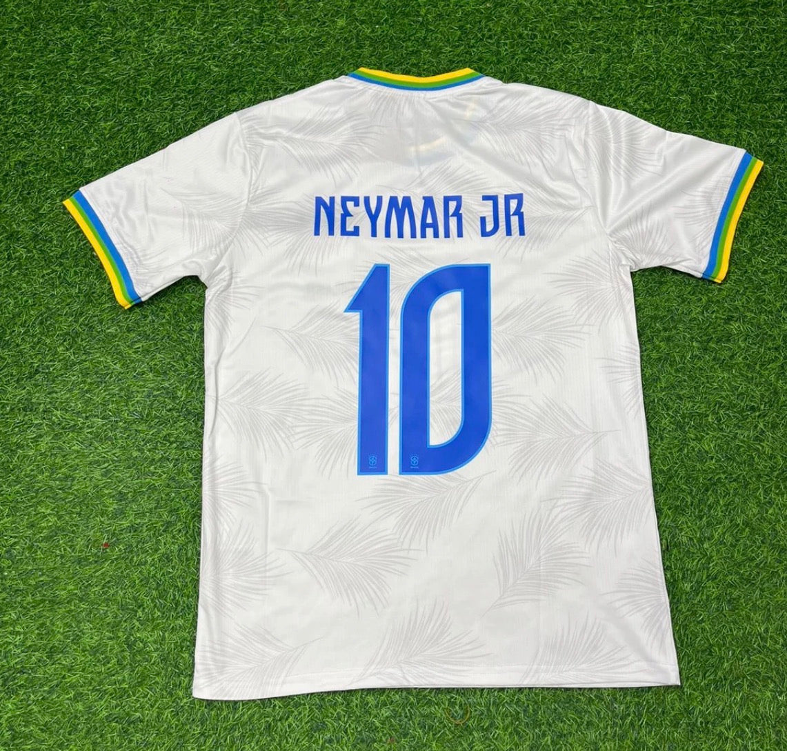 2026 WORLD CUP NEYMAR JR TEAM BRAZIL WHITE JERSEY