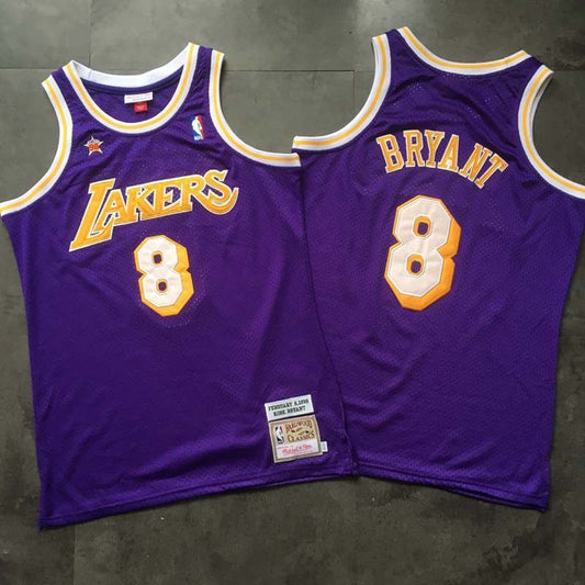 LOS ANGELES LAKERS KOBE BRYANT PURPLE JERSEY