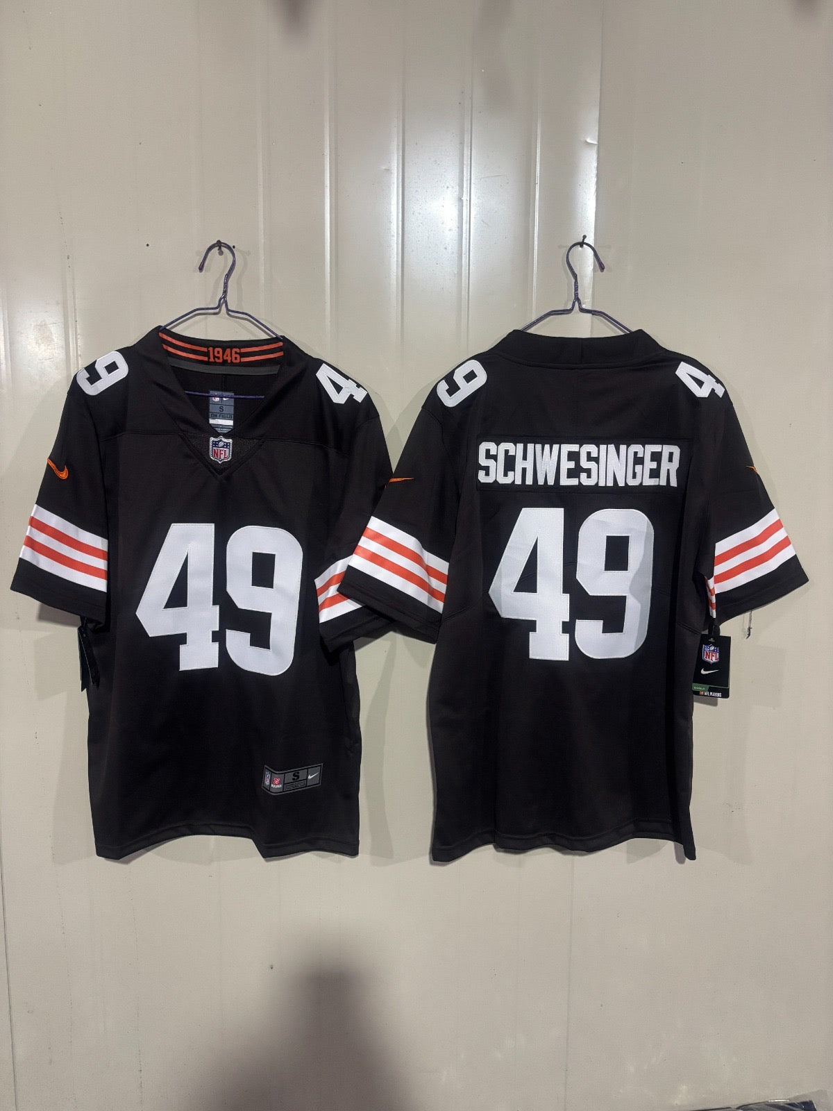 Cleveland Browns Carson Schwesinger Brown Jersey