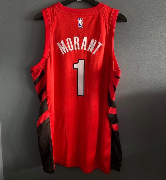 PORTLAND TRAIL BLAZERS JA MORANT RED JERSEY