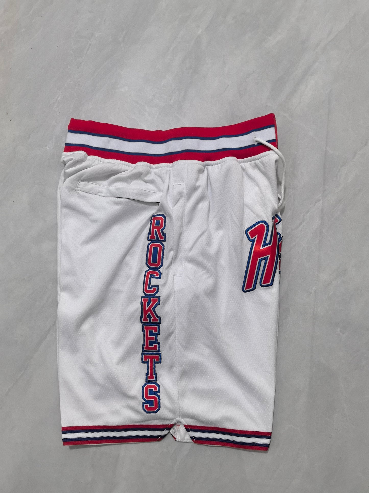 HOUSTON ROCKETS WHITE SHORTS