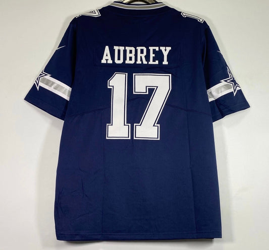 DALLAS COWBOYS BRANDON AUBREY BLUE JERSEY