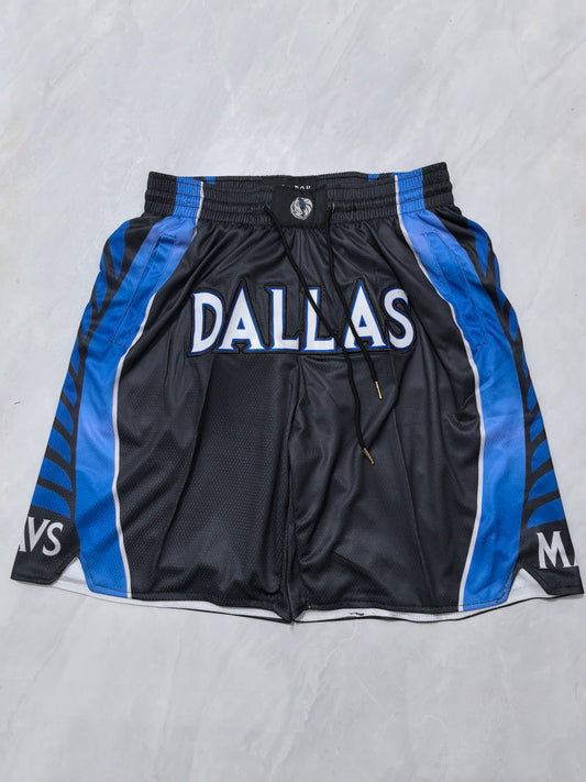 DALLAS MAVERICKS BLACK SHORTS