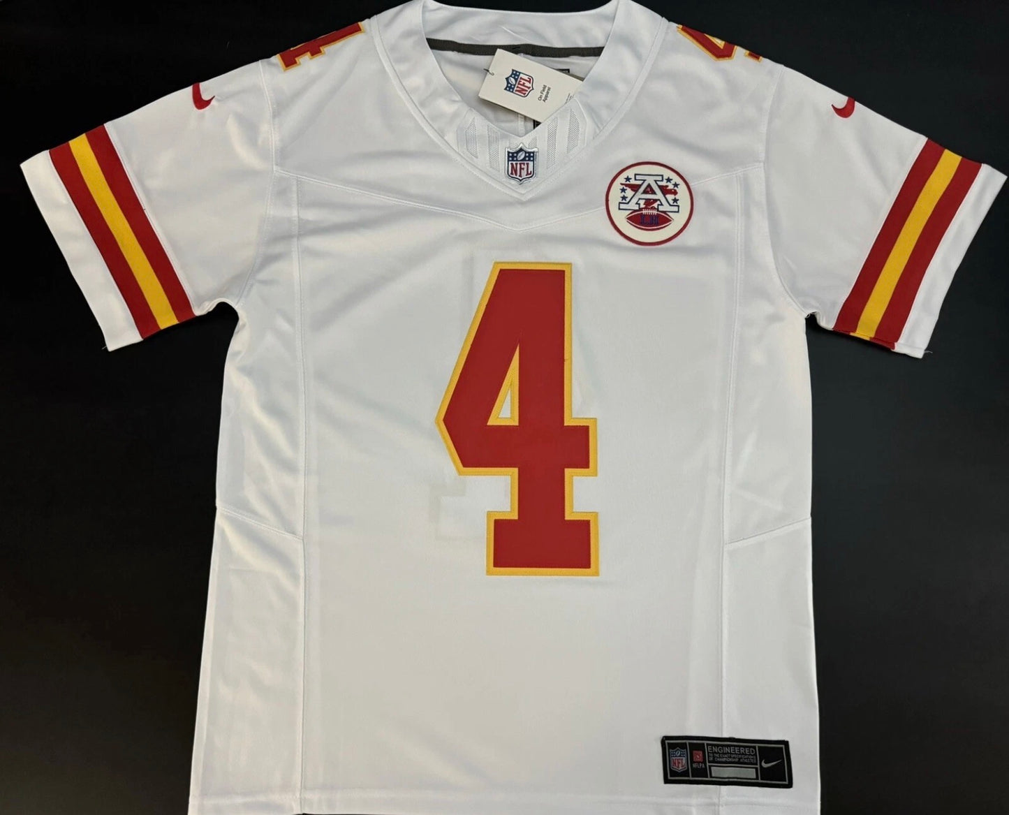 KANSAS CITY CHIEFS RASHEE RICE WHITE JERSEY
