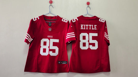 SAN FRANCISCO 49ERS GEORGE KITTLE RED JERSEY