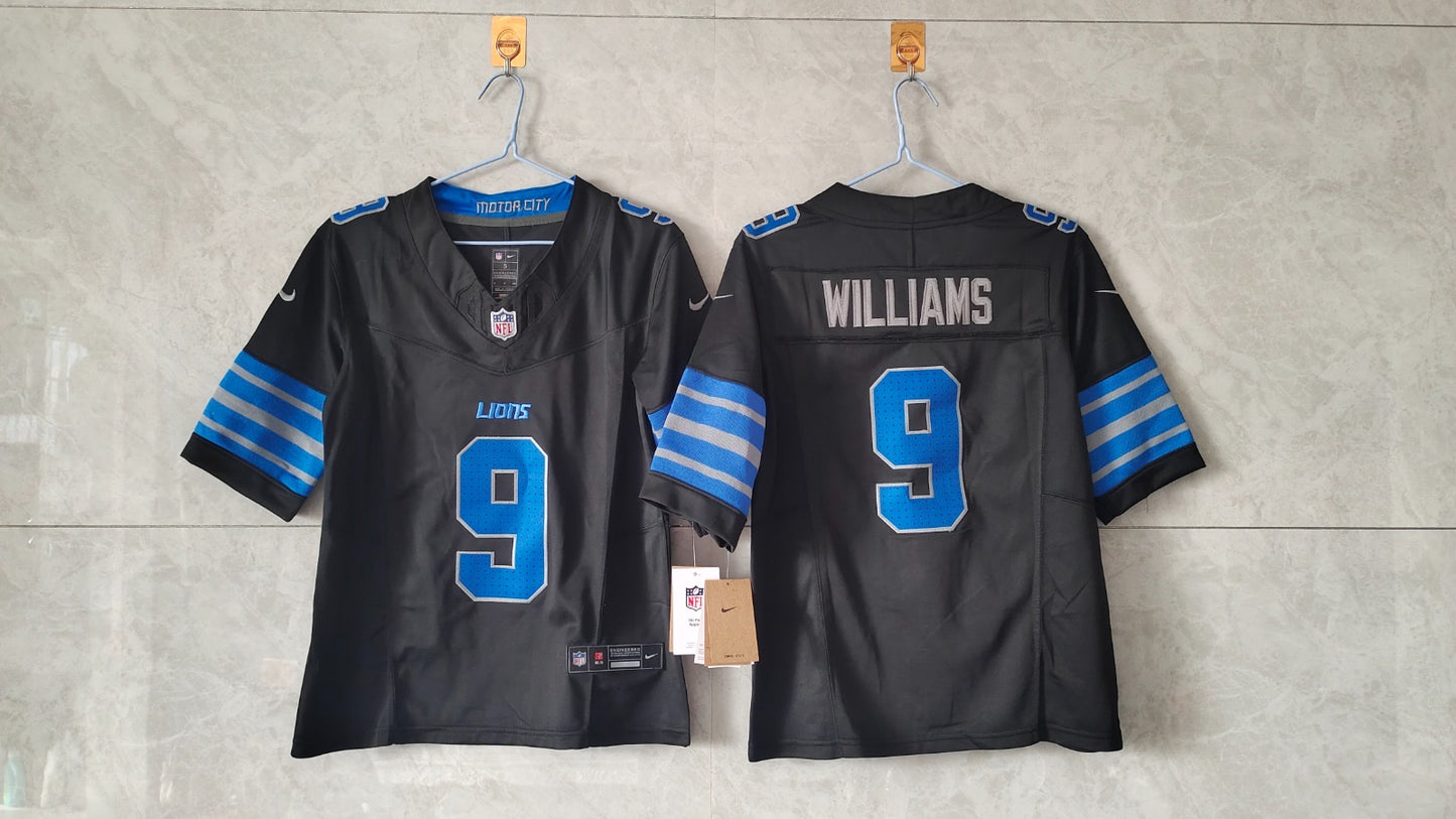 DETROIT LIONS JAMESON WILLIAMS BLACK JERSEY