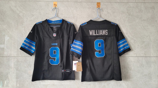 DETROIT LIONS JAMESON WILLIAMS BLACK JERSEY