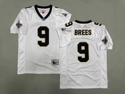 NEW ORLEANS SAINTS DREW BREES WHITE VINTAGE JERSEY