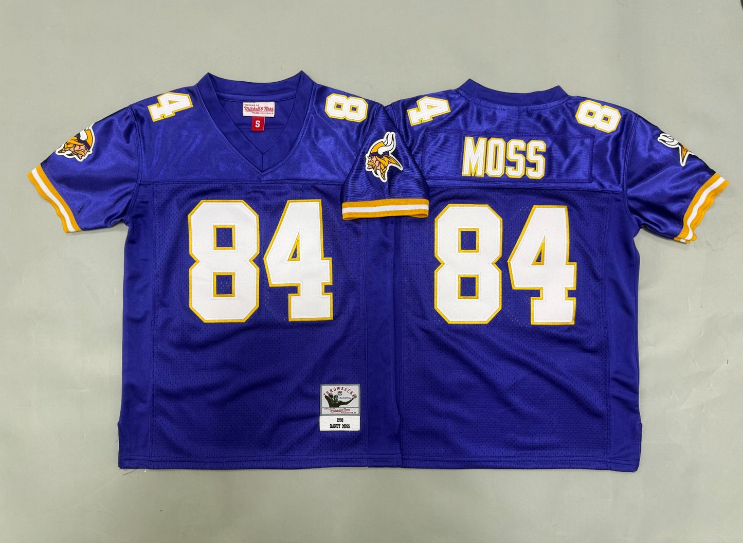 MINNESOTA VIKINGS RANDY MOSS PURPLE VINTAGE JERSEY
