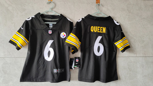 PITTSBURGH STEELERS PATRICK QUEEN BLACK JERSEY