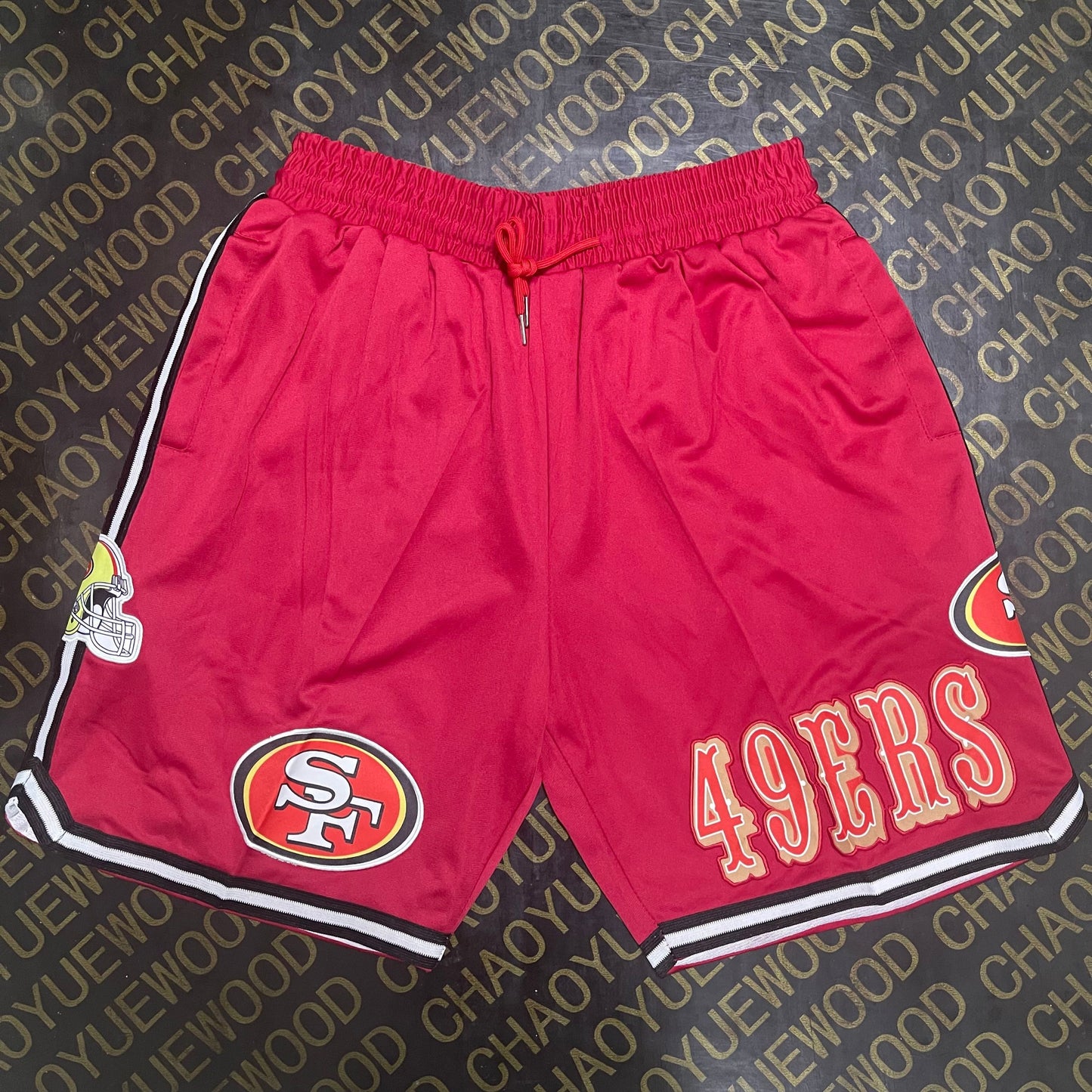 SAN FRANCISCO 49ERS RED SHORTS